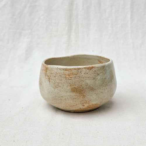 Small Serve Bowl - Rustic White Gloss