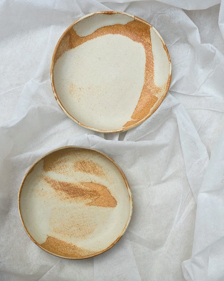 Dessert Plates - Rustic White