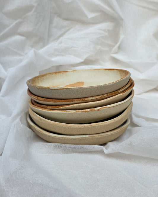 Dessert Plates - Rustic White