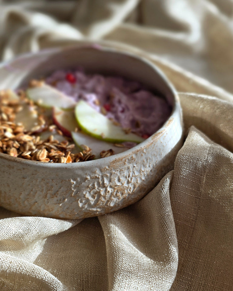 Eat All Bowl- Stone Finish