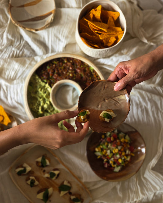 Rugged Tea Plates - Sahara