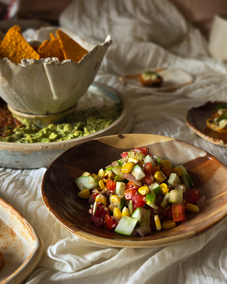 6.5" Pasta Plate - dual tone