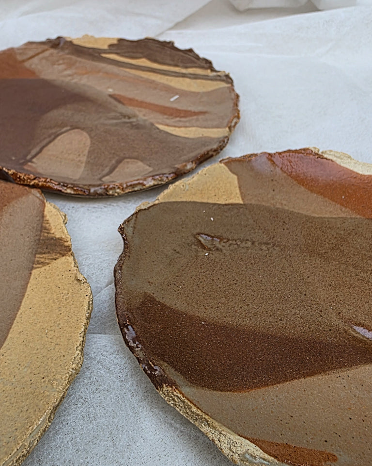 Rugged Tea Plates - Sahara