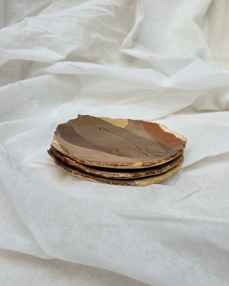 Rugged Tea Plates - Sahara