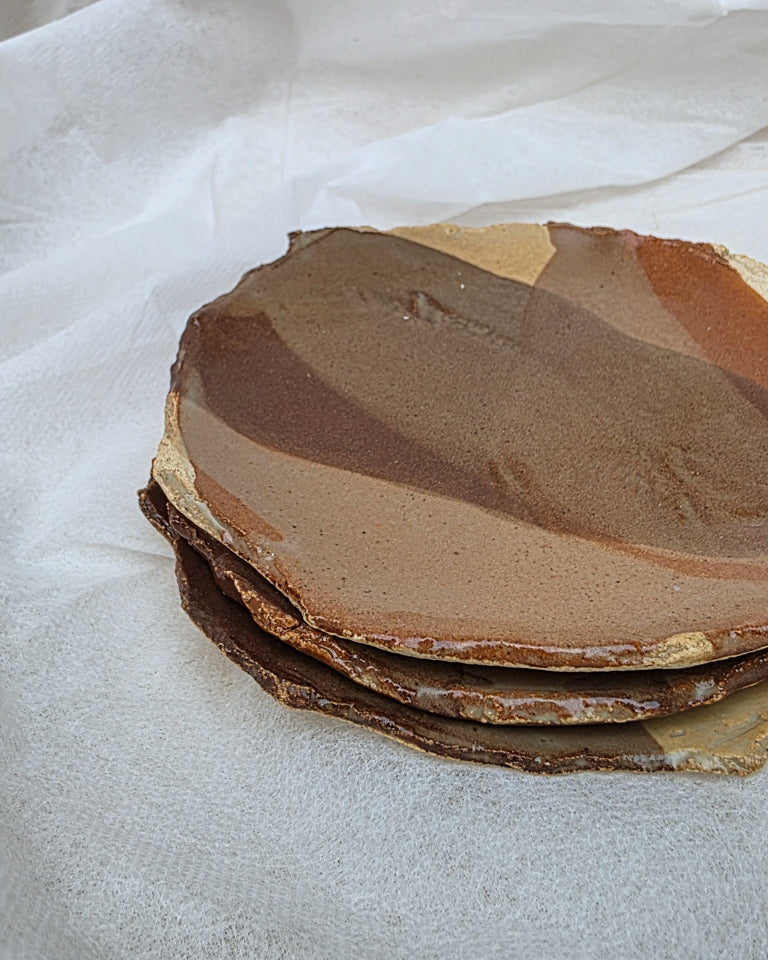 Rugged Tea Plates - Sahara