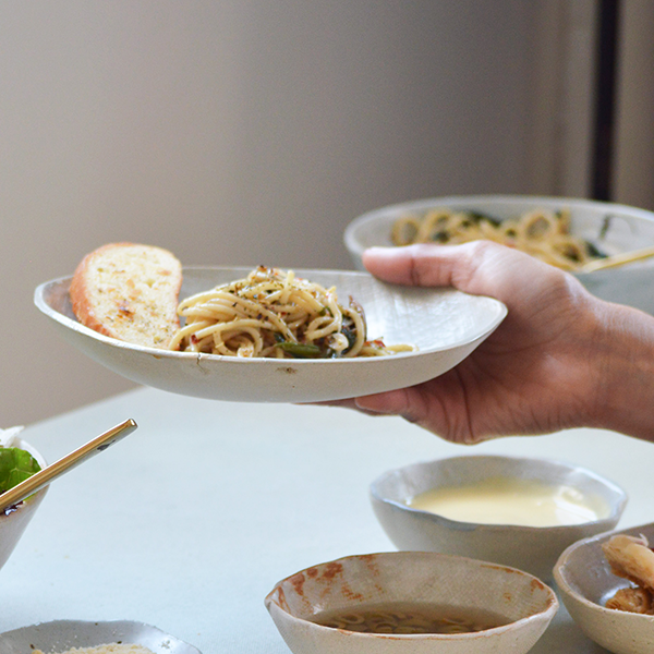 Pasta Plates Misty Monsoon