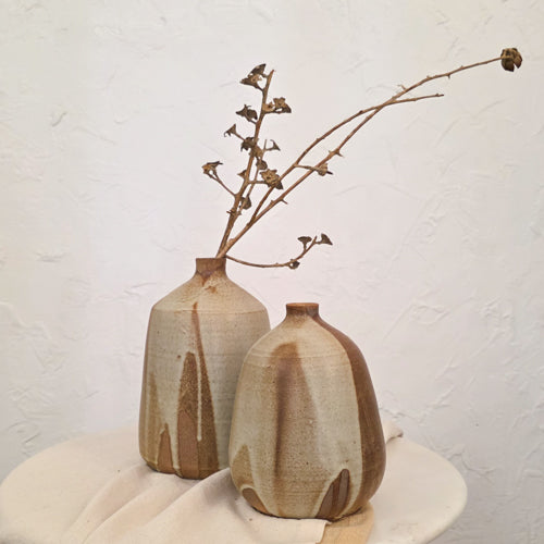 Dark Rustic Vase 10 - 8.75"