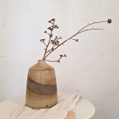 Dark Rustic Vase 11 - 8.5"