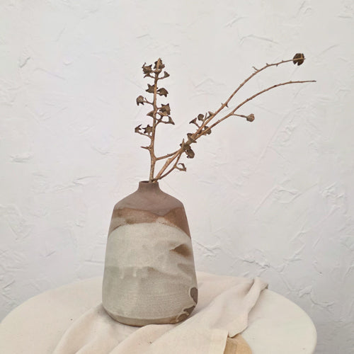 Dark Rustic Vase 12 - 8"