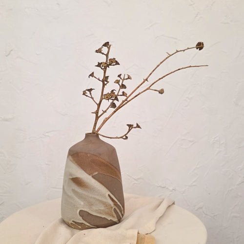 Dark Rustic Vase 12 - 8"