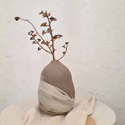 Dark Rustic Vase 13 - 8.25"