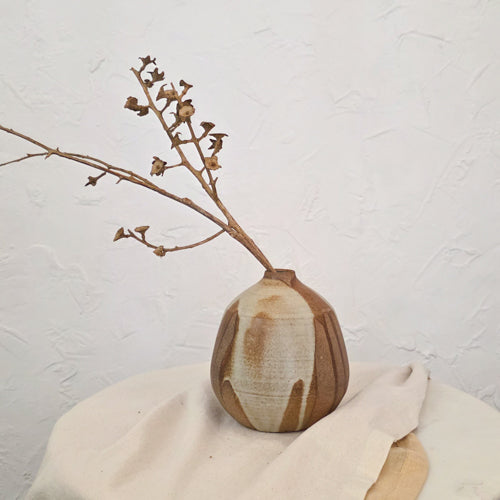 Dark Rustic Vase 17 - 6"