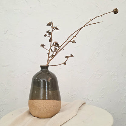Deep green Vase 24 - 8"
