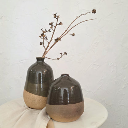 Deep green Vase 24 - 8"