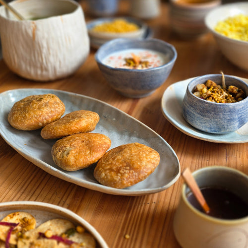 Pinched Oblong Platters
