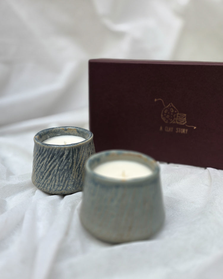 Icy Blue Candles - Vanilla Patchouli