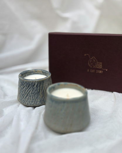 Icy Blue Candles - Vanilla Patchouli