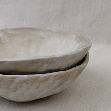Load image into Gallery viewer, Pinched Eat All bowls Rustic White
