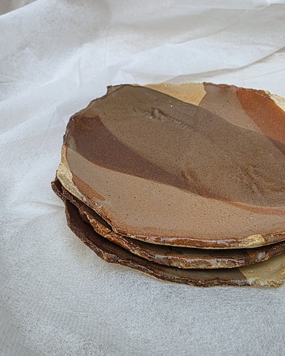 Rugged Tea Plates - Sahara