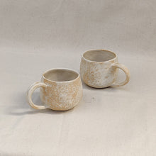 Load image into Gallery viewer, Textured tea cups - rustic white
