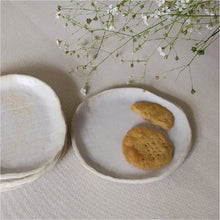 Load image into Gallery viewer, Tea Plates - Rustic Whites

