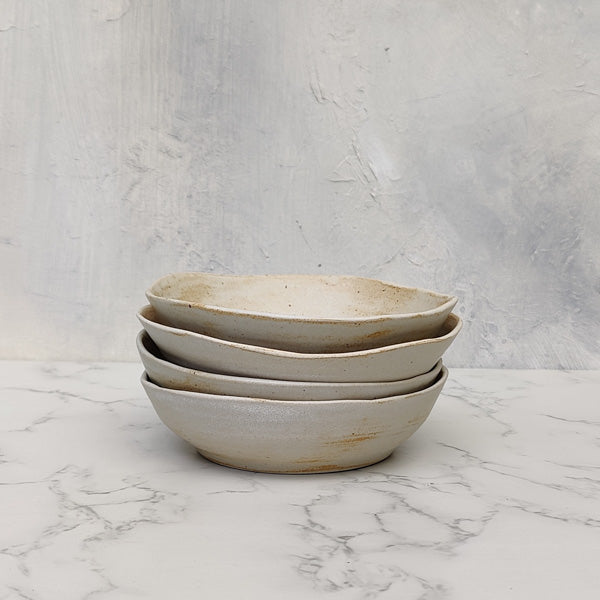 Snack Bowls Rustic White